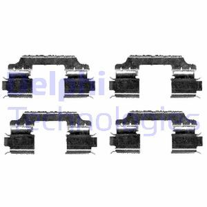 Set accesorii, placute frana LX0426 DELPHI - Componente/ accesorii frana Set accesorii, placute frana LX0426 DELPHI - Componente/ accesorii frana