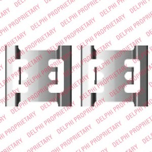 Set accesorii, placute frana LX0428 DELPHI - Componente/ accesorii frana Set accesorii, placute frana LX0428 DELPHI - Componente/ accesorii frana