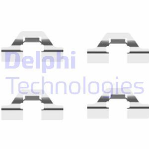 Set accesorii, placute frana LX0430 DELPHI - Componente/ accesorii frana