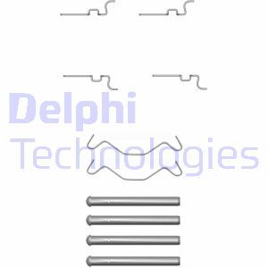 Set accesorii, placute frana LX0435 DELPHI - Componente/ accesorii frana Set accesorii, placute frana LX0435 DELPHI - Componente/ accesorii frana