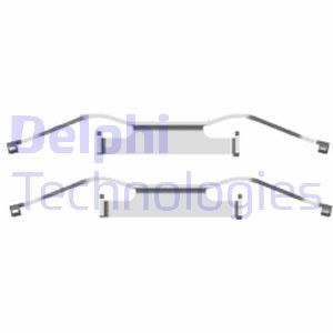 Set accesorii, placute frana LX0439 DELPHI - Componente/ accesorii frana Set accesorii, placute frana LX0439 DELPHI - Componente/ accesorii frana