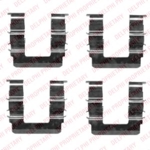 Set accesorii, placute frana LX0463 DELPHI - Componente/ accesorii frana
