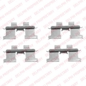 Set accesorii, placute frana LX0467 DELPHI - Componente/ accesorii frana Set accesorii, placute frana LX0467 DELPHI - Componente/ accesorii frana