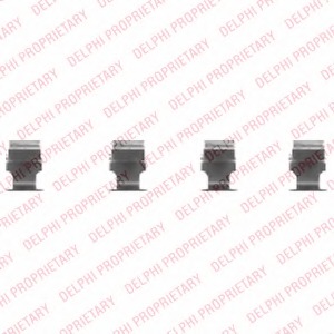 Set accesorii, placute frana LX0468 DELPHI - Componente/ accesorii frana