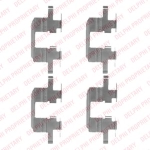 Set accesorii, placute frana LX0472 DELPHI - Componente/ accesorii frana Set accesorii, placute frana LX0472 DELPHI - Componente/ accesorii frana