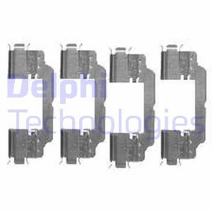 Set accesorii, placute frana LX0475 DELPHI - Componente/ accesorii frana Set accesorii, placute frana LX0475 DELPHI - Componente/ accesorii frana