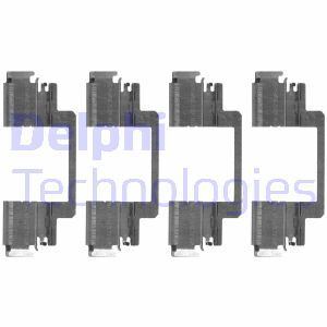 Set accesorii, placute frana LX0525 DELPHI - Componente/ accesorii frana Set accesorii, placute frana LX0525 DELPHI - Componente/ accesorii frana