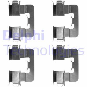 Set accesorii, placute frana LX0539 DELPHI - Frana disc Set accesorii, placute frana LX0539 DELPHI - Frana disc