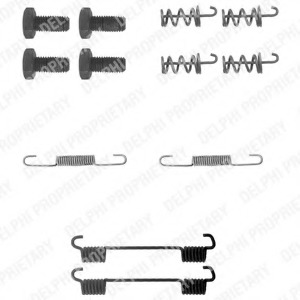 set accesorii, saboti frana parcare LY1104 DELPHI - Frana tambur set accesorii, saboti frana parcare LY1104 DELPHI - Frana tambur