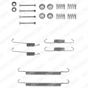 Set accesorii, sabot de frana LY1132 DELPHI - Frana tambur Set accesorii, sabot de frana LY1132 DELPHI - Frana tambur