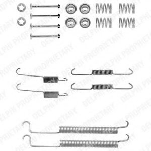 Set accesorii, sabot de frana LY1231 DELPHI - Frana tambur Set accesorii, sabot de frana LY1231 DELPHI - Frana tambur