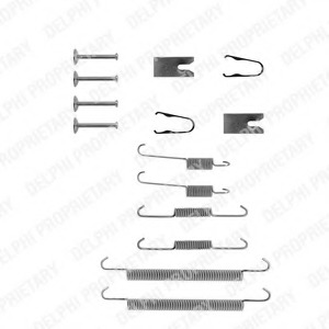Set accesorii, sabot de frana LY1255 DELPHI - Frana tambur Set accesorii, sabot de frana LY1255 DELPHI - Frana tambur