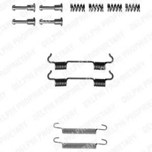 set accesorii, saboti frana parcare LY1297 DELPHI - Frana de mana