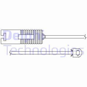 Set contacte avertizare, uzura placuta frana LZ0119 DELPHI - Indicator de uzura placute frana Set contacte avertizare, uzura placuta frana LZ0119 DELPHI - Indicator de uzura placute frana