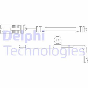 Set contacte avertizare, uzura placuta frana LZ0136 DELPHI - Componente/ accesorii frana