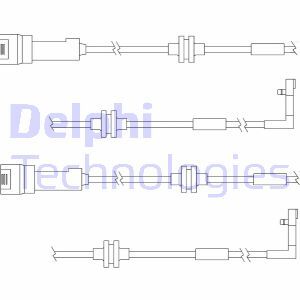 Set contacte avertizare, uzura placuta frana LZ0146 DELPHI - Indicator de uzura placute frana Set contacte avertizare, uzura placuta frana LZ0146 DELPHI - Indicator de uzura placute frana