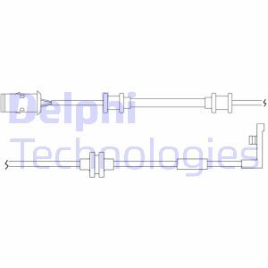 Set contacte avertizare, uzura placuta frana LZ0167 DELPHI - Indicator de uzura placute frana Set contacte avertizare, uzura placuta frana LZ0167 DELPHI - Indicator de uzura placute frana