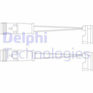 Set contacte avertizare, uzura placuta frana LZ0185 DELPHI - Componente/ accesorii frana Set contacte avertizare, uzura placuta frana LZ0185 DELPHI - Componente/ accesorii frana