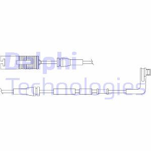 Set contacte avertizare, uzura placuta frana LZ0206 DELPHI - Frana disc Set contacte avertizare, uzura placuta frana LZ0206 DELPHI - Frana disc
