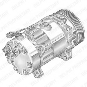 Compresor, climatizare TSP0155060 DELPHI - Compresor/piese Compresor, climatizare TSP0155060 DELPHI - Compresor/piese