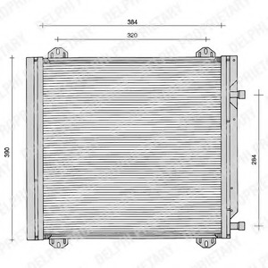 Condensator, climatizare TSP0225104 DELPHI - Radiator clima Condensator, climatizare TSP0225104 DELPHI - Radiator clima