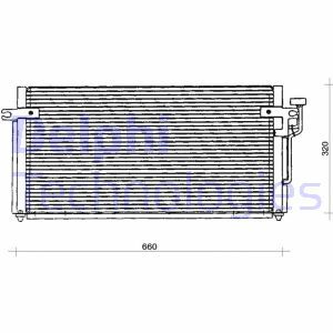Condensator, climatizare TSP0225127 DELPHI - Radiator clima Condensator, climatizare TSP0225127 DELPHI - Radiator clima