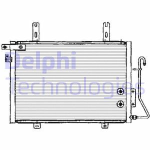 Condensator, climatizare TSP0225133 DELPHI - Radiator clima
