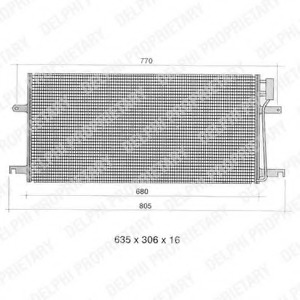 Condensator, climatizare TSP0225393 DELPHI - Radiator clima Condensator, climatizare TSP0225393 DELPHI - Radiator clima