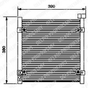 Condensator, climatizare TSP0225422 DELPHI - Radiator clima Condensator, climatizare TSP0225422 DELPHI - Radiator clima