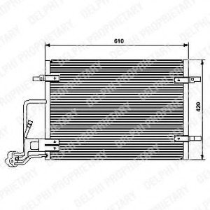 Condensator, climatizare TSP0225453 DELPHI - Radiator clima Condensator, climatizare TSP0225453 DELPHI - Radiator clima