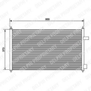 Condensator, climatizare TSP0225492 DELPHI - Radiator clima Condensator, climatizare TSP0225492 DELPHI - Radiator clima