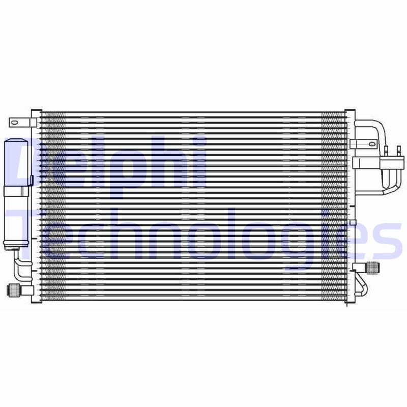 Condensator, climatizare TSP0225600 DELPHI - Radiator clima Condensator, climatizare TSP0225600 DELPHI - Radiator clima