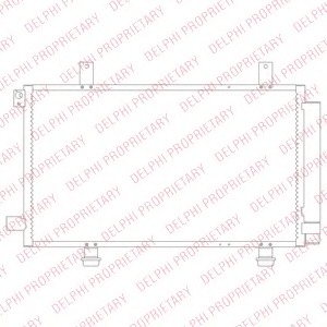 Condensator, climatizare TSP0225695 DELPHI - Radiator clima Condensator, climatizare TSP0225695 DELPHI - Radiator clima