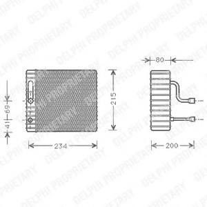 evaporator,aer conditionat TSP0525126 DELPHI - Vaporizator evaporator,aer conditionat TSP0525126 DELPHI - Vaporizator
