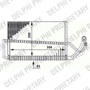 evaporator,aer conditionat TSP0525175 DELPHI - Vaporizator