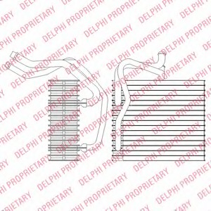 evaporator,aer conditionat TSP0525198 DELPHI - Vaporizator