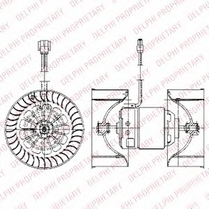 Ventilator, habitaclu TSP0545025 DELPHI - Motor ventilator/piese Ventilator, habitaclu TSP0545025 DELPHI - Motor ventilator/piese