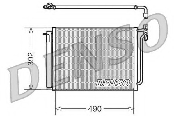 Condensator, climatizare DCN05009 DENSO - Radiator clima Condensator, climatizare DCN05009 DENSO - Radiator clima