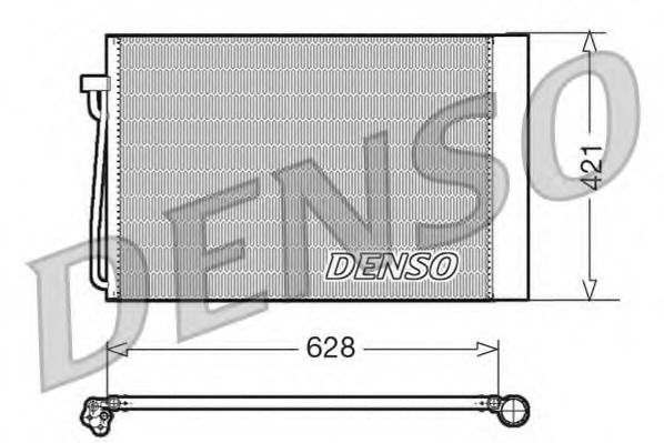 Condensator, climatizare DCN05018 DENSO - Radiator clima Condensator, climatizare DCN05018 DENSO - Radiator clima