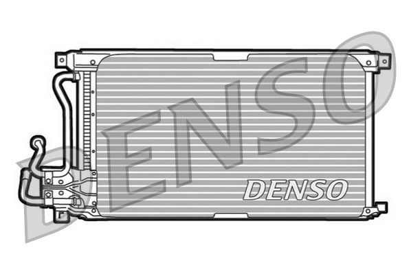 Condensator, climatizare DCN10010 DENSO - Radiator clima