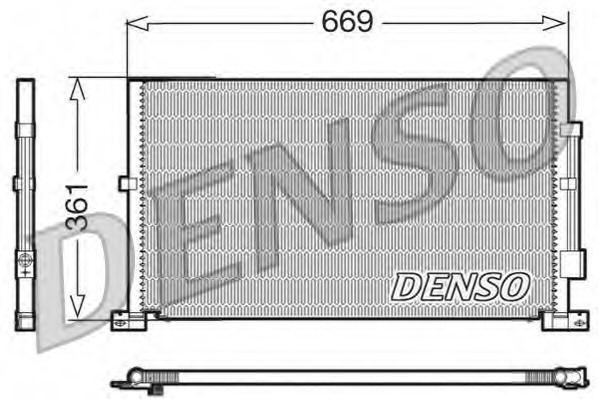 Condensator, climatizare DCN10012 DENSO - Radiator clima Condensator, climatizare DCN10012 DENSO - Radiator clima