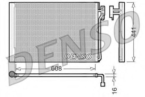 Condensator, climatizare DCN14001 DENSO - Radiator clima Condensator, climatizare DCN14001 DENSO - Radiator clima