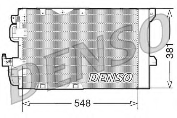 Condensator, climatizare DCN20005 DENSO - Radiator clima Condensator, climatizare DCN20005 DENSO - Radiator clima