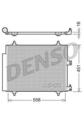 Condensator, climatizare DCN21005 DENSO - Radiator clima Condensator, climatizare DCN21005 DENSO - Radiator clima