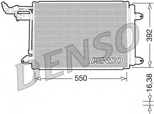 Condensator, climatizare DCN32002 DENSO - Radiator clima Condensator, climatizare DCN32002 DENSO - Radiator clima