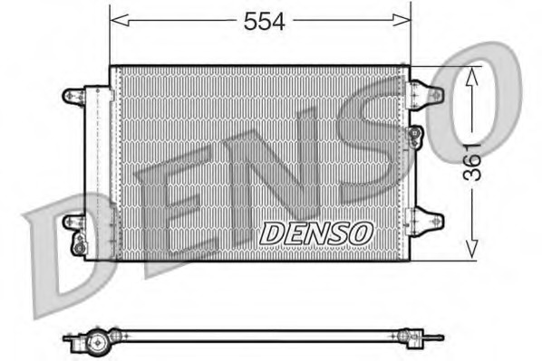 Condensator, climatizare DCN32015 DENSO - Radiator clima Condensator, climatizare DCN32015 DENSO - Radiator clima