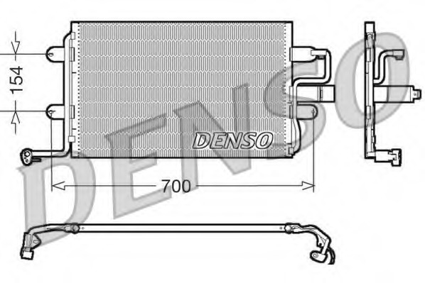 Condensator, climatizare DCN32017 DENSO - Radiator clima Condensator, climatizare DCN32017 DENSO - Radiator clima