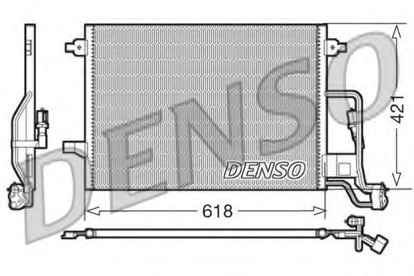 Condensator, climatizare DCN32018 DENSO - Radiator clima Condensator, climatizare DCN32018 DENSO - Radiator clima