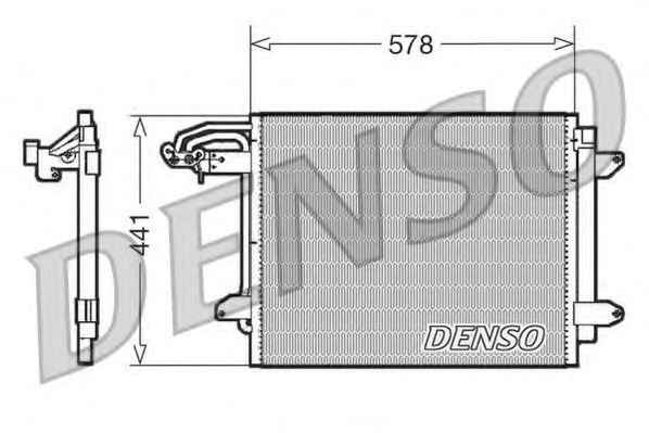 Condensator, climatizare DCN32030 DENSO - Radiator clima Condensator, climatizare DCN32030 DENSO - Radiator clima