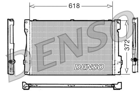 Condensator, climatizare DCN33006 DENSO - Radiator clima Condensator, climatizare DCN33006 DENSO - Radiator clima